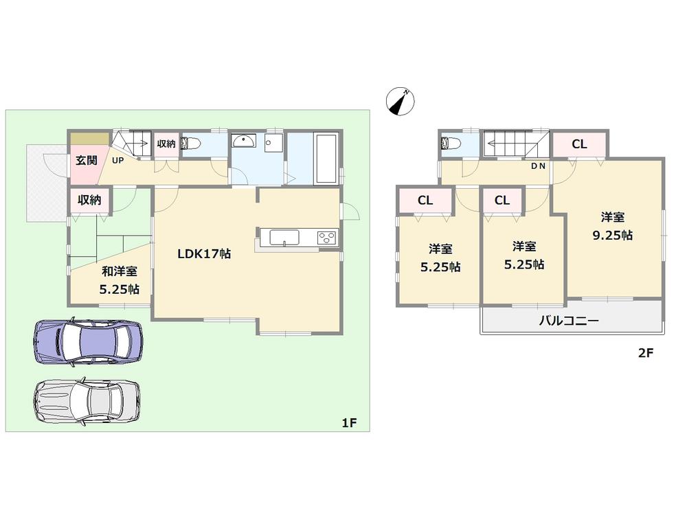 Floor plan. 46,800,000 yen, 4LDK, Land area 143.3 sq m , Building area 101.43 sq m