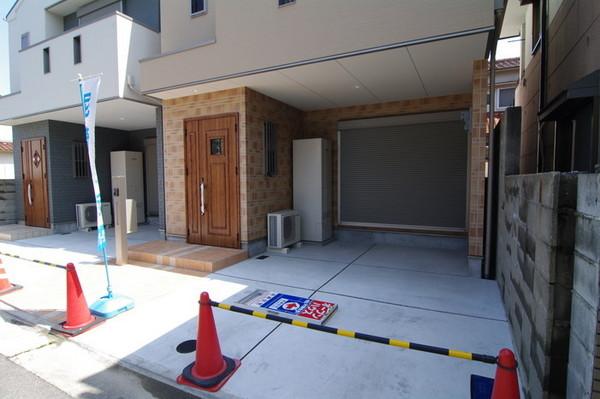 Parking lot. Also put one car and bicycle