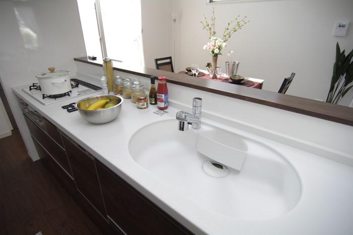 Kitchen. Counter kitchen living room overlooking!  Cupboard storage is also excellent storage capacity with! (Example of construction photos)