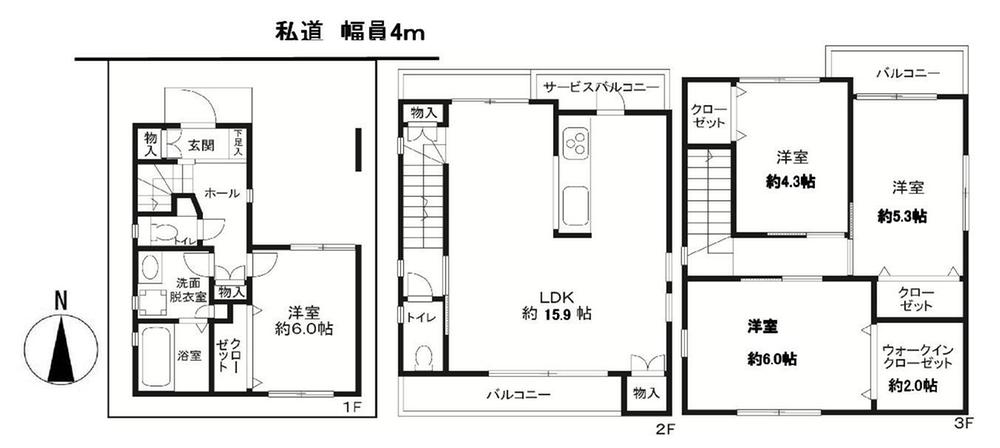 Floor plan. 30,800,000 yen, 4LDK + S (storeroom), Land area 61.8 sq m , Building area 102.18 sq m Floor Plan (November 2012) created