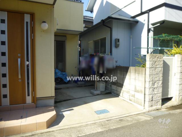 Parking lot. Parking spaces the property