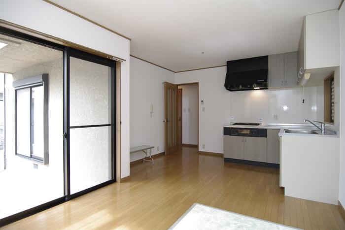 Living. Bright living room with a south side lighting.