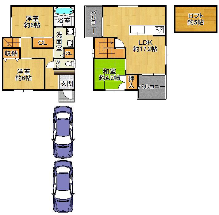 Floor plan. 25,900,000 yen, 3LDK, Land area 100.5 sq m , Building area 92.2 sq m
