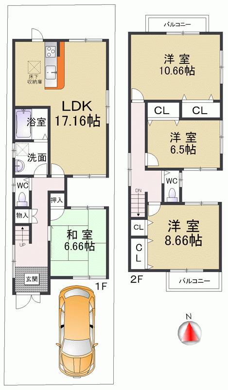 Floor plan. It is the new home of the spacious floor plan of the two-story