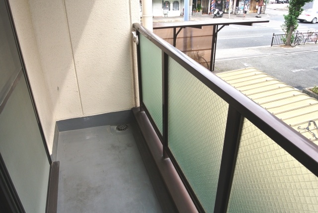 Balcony. Exit blows a pleasant breeze