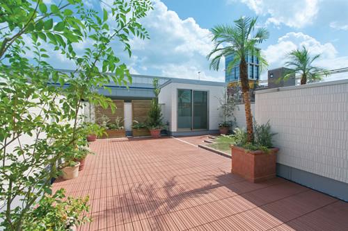 Model house photo. 26 Pledge sized sky deck (Local No. 63 land model house / 2013 August shooting)