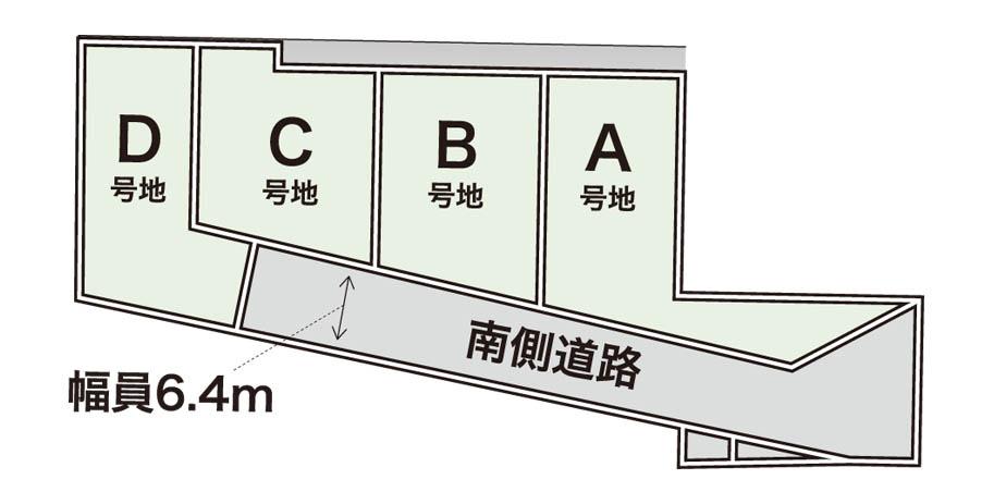 The entire compartment Figure. All sections facing south! Two all houses car space! Two-story! Building 100 sq m or more! Land spacious 33 square meters ~ 39 tsubo! It is free design house ☆ 