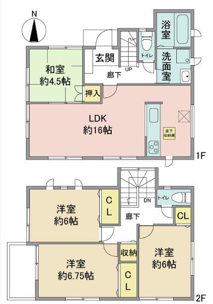 Floor plan. 5 subdivisions START, including a corner lot!