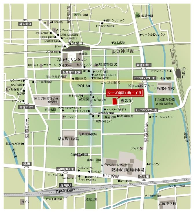 Local guide map. When the local location is hard to understand, Please feel free to contact us.