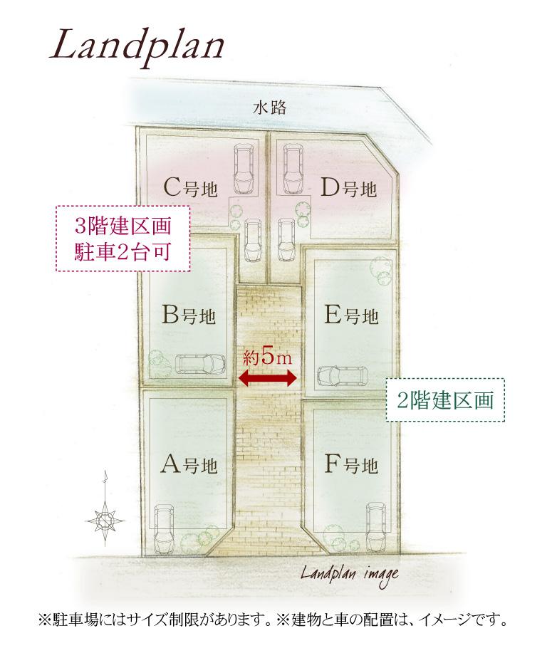 The entire compartment Figure. South side compartment 2 story, Model house compartments ensure the day in the three-story.