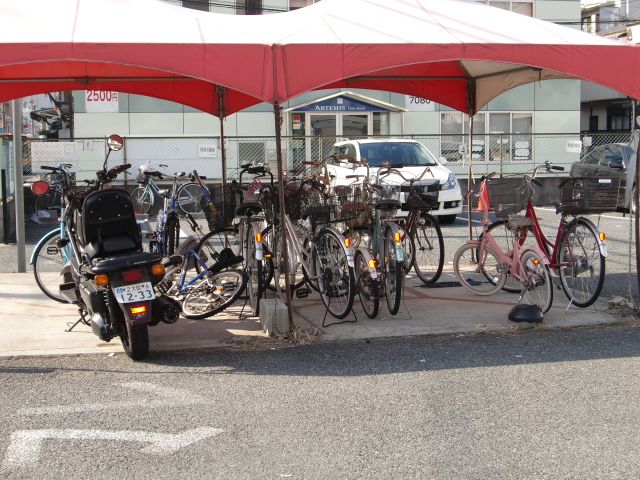 Other common areas. Bicycle-parking space