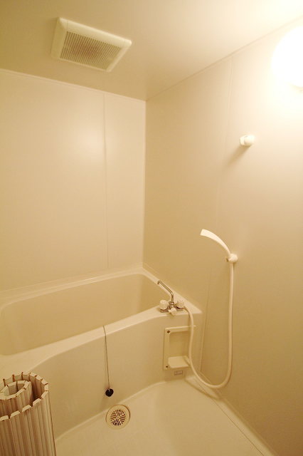 Bath. It is taken between another popular bus toilet