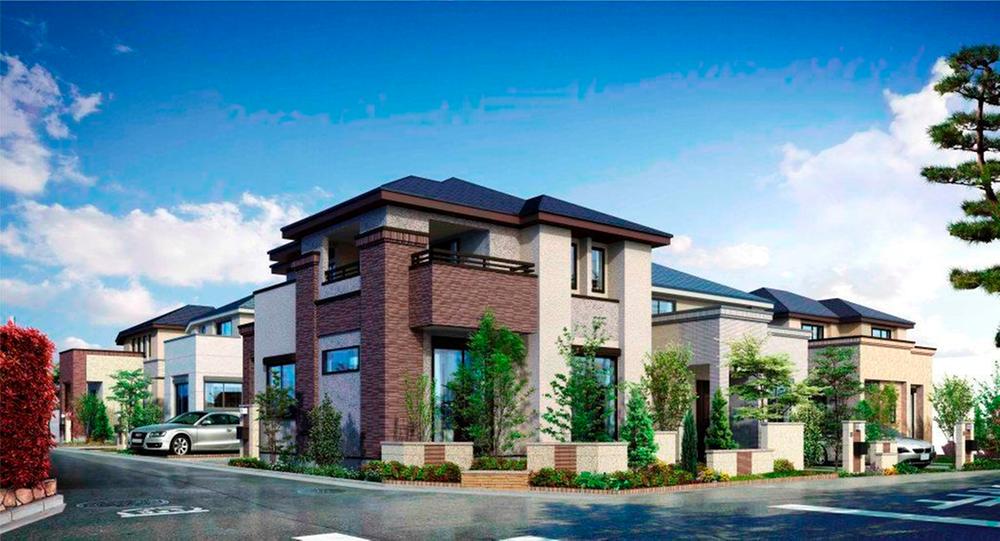 Rendering (appearance). Beautiful harmony with good streets around, It stuck to the goodness of the tailoring of 1 House 1 House. 