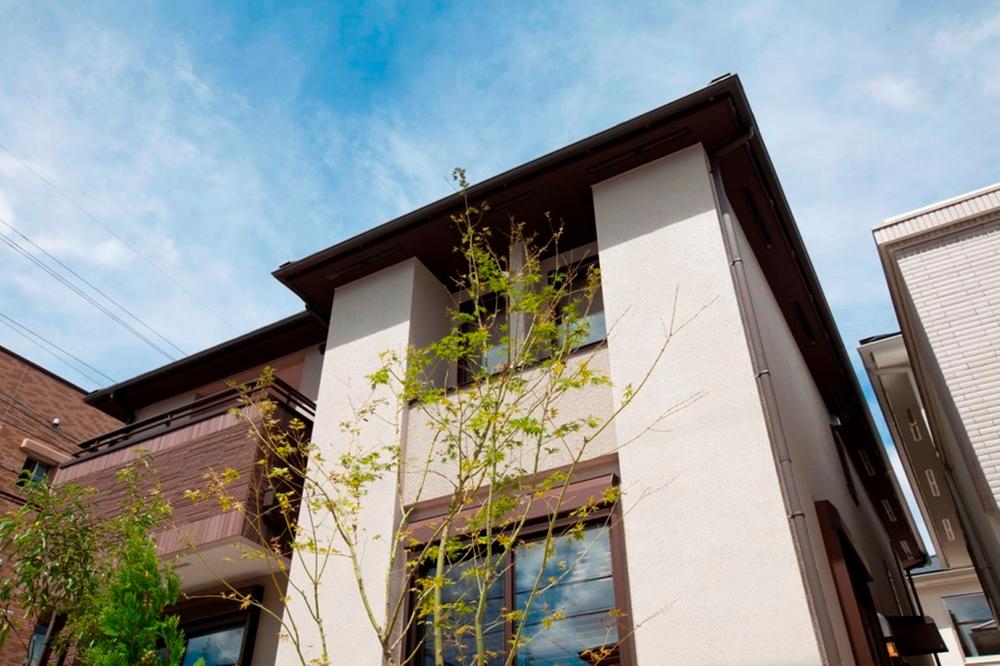 Model house photo. Model house appearance