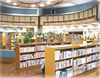 library. Wadayama 1034m to the library (library)