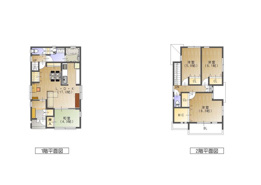 Compartment figure. Land price 32,800,000 yen, Land area 182.82 sq m