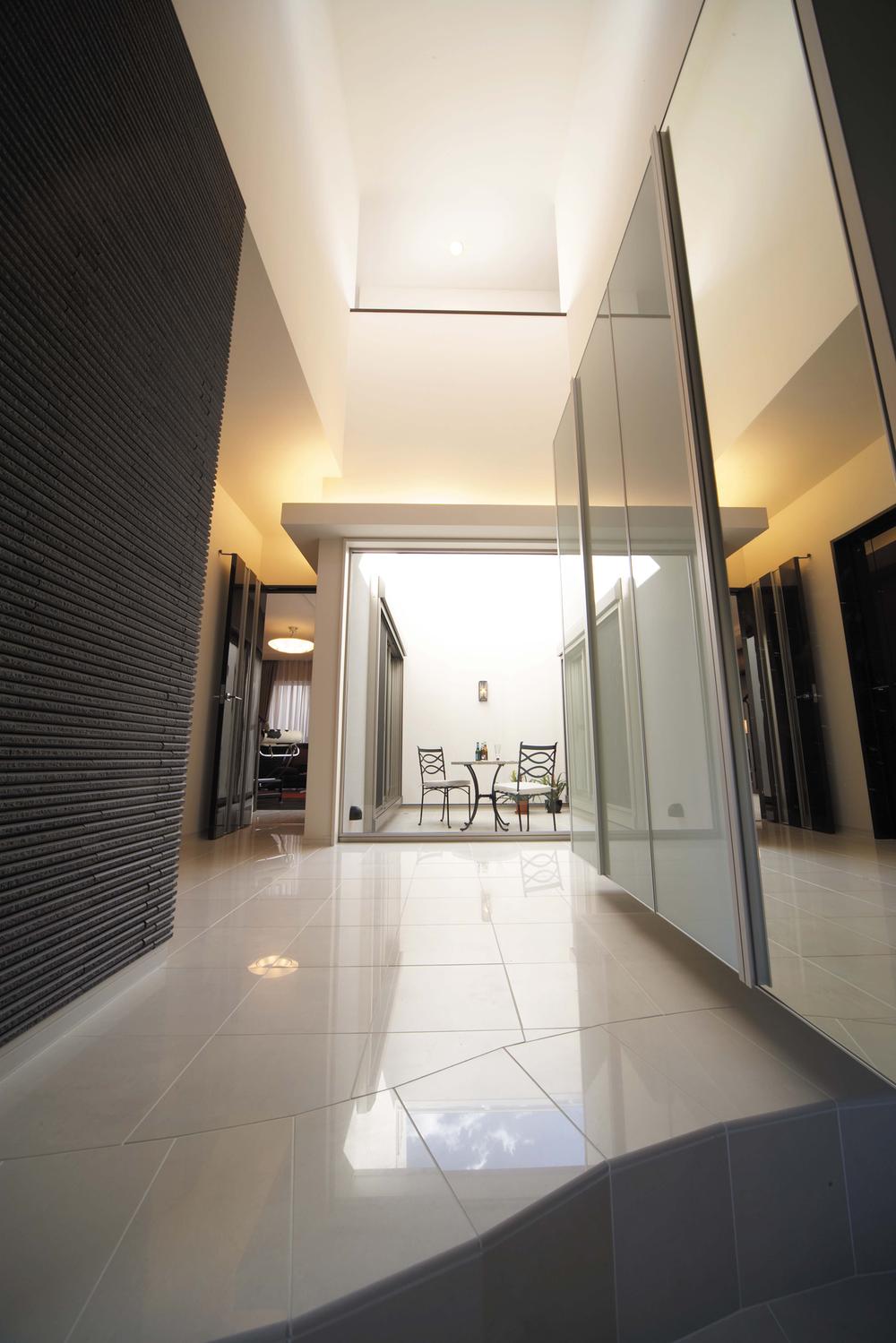 Building plan example (introspection photo). Our construction cases Entrance