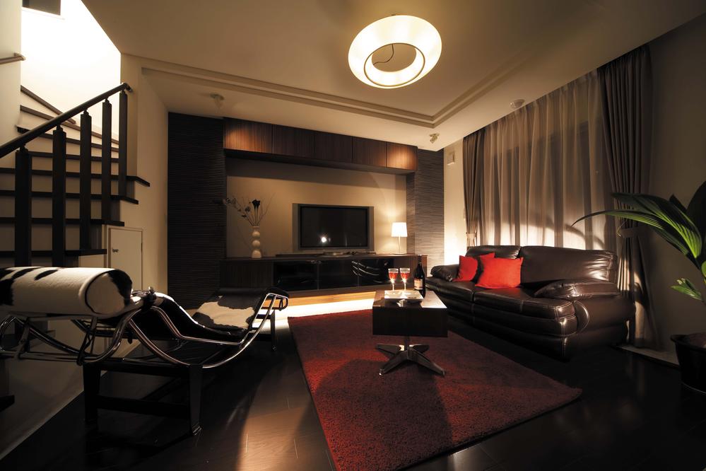 Building plan example (introspection photo). Our construction cases living