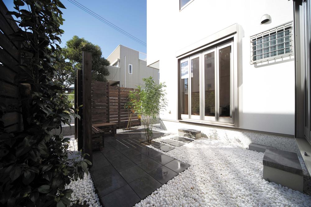 Building plan example (introspection photo). Our construction cases Garden