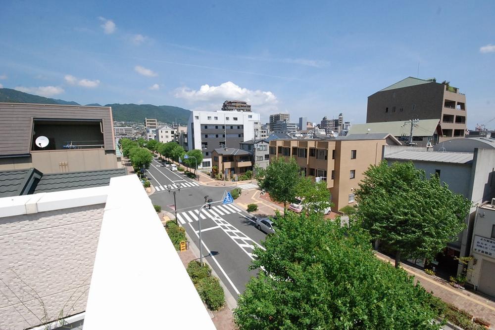 View photos from the dwelling unit. Landscape from the rooftop.