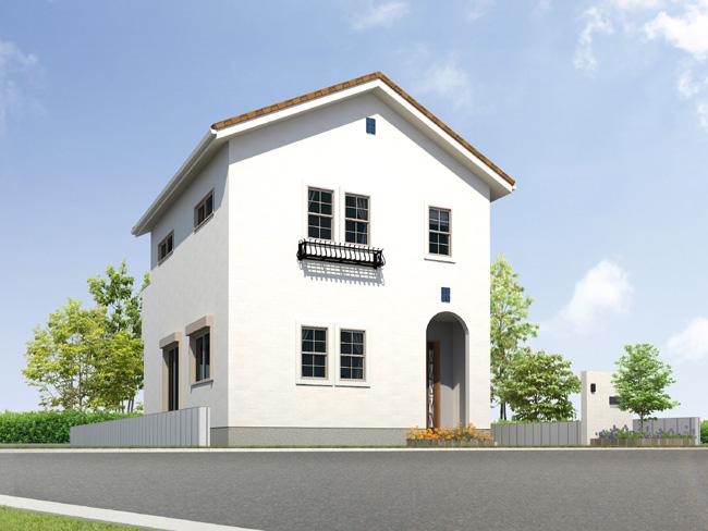 Rendering (appearance).  [K No. land appearance Perth] Simple European-style mansion. Clean up easy to live in the dirt floor storage and Living storage. 