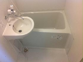 Bath. With bathroom dryer