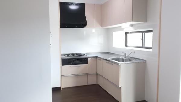 Kitchen. L-type new system kitchen (made Cleanup)