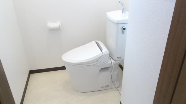 Toilet. It was new toilet exchange