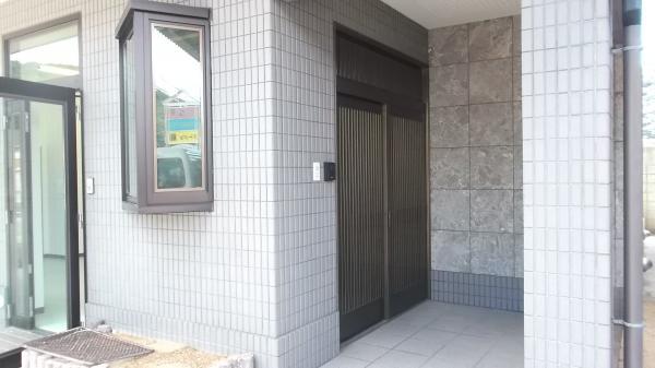 Entrance. Entrance TV was monitored intercom installation