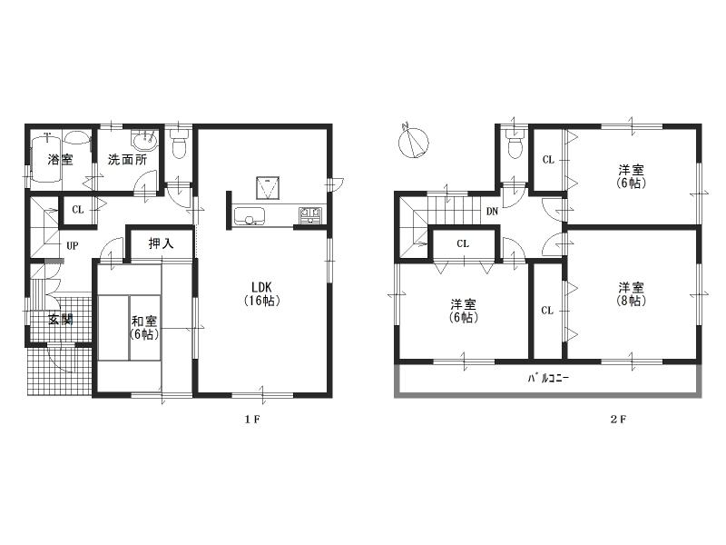 Floor plan. (3 Building), Price 19.6 million yen, 4LDK, Land area 129.9 sq m , Building area 104.33 sq m
