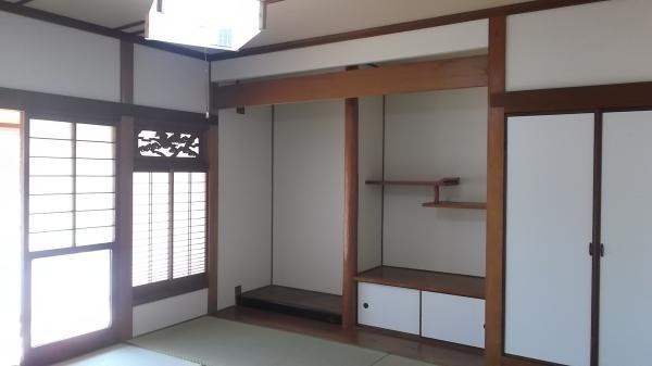 Non-living room. First floor 6 Pledge Japanese-style room Tatami mat replacement, FusumaCho Kawasumi
