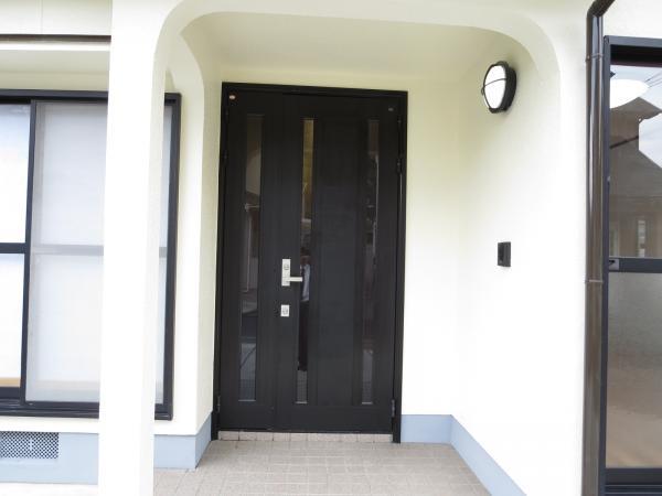 Entrance. It is the front door key exchange already