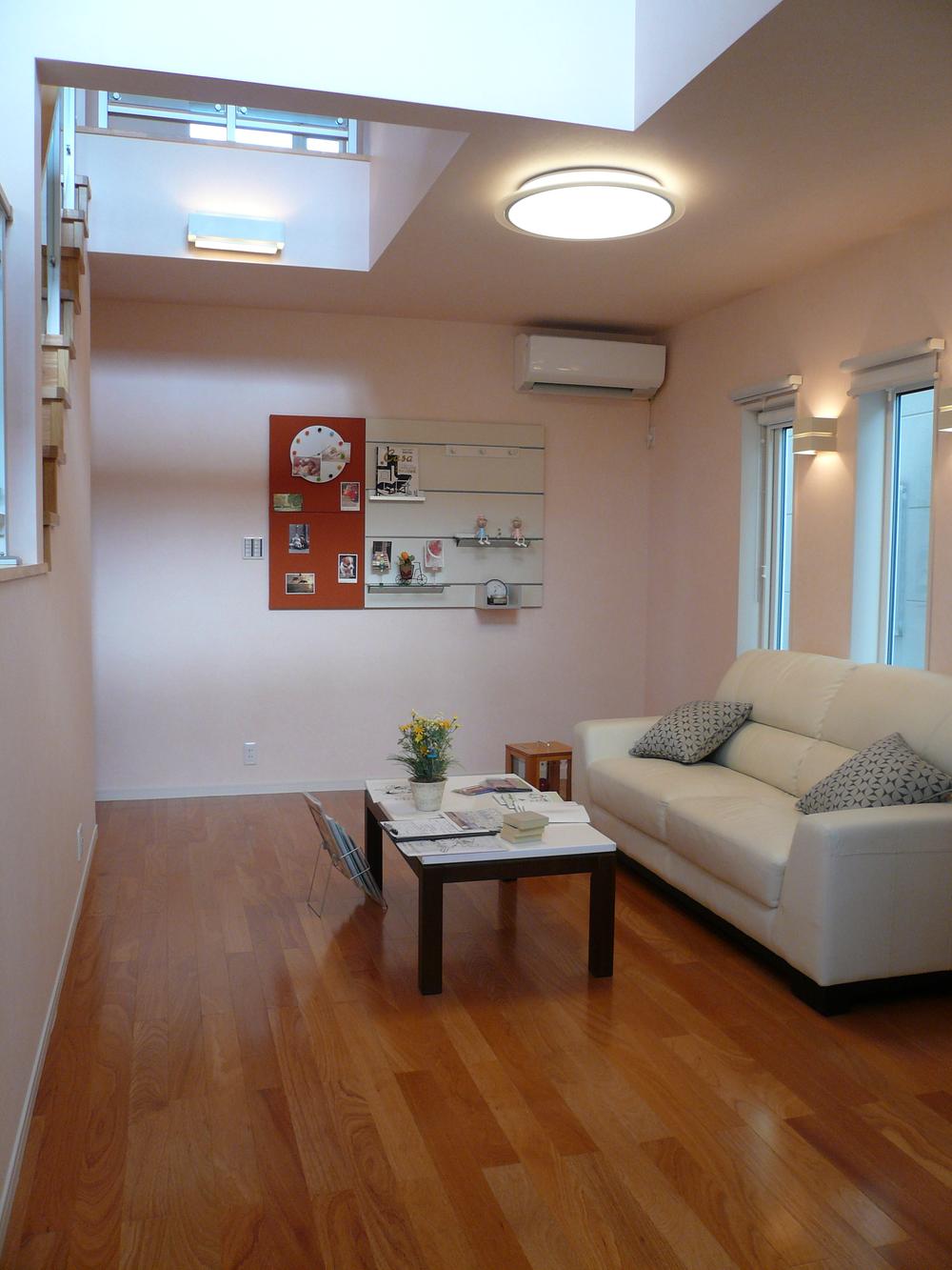 Model house photo. Model house living