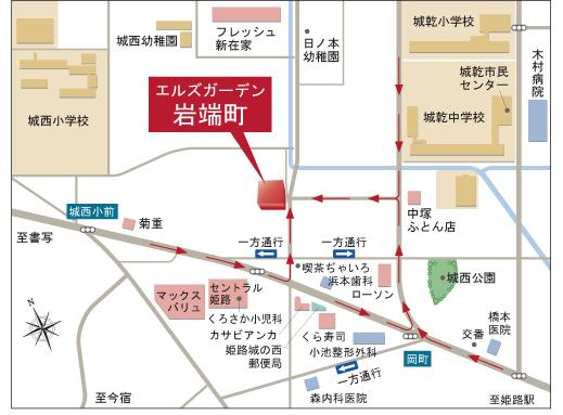 Local guide map. Information map