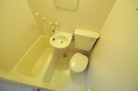 Toilet. Unit bus with cleanliness