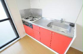 Kitchen. Gas stove 3-neck