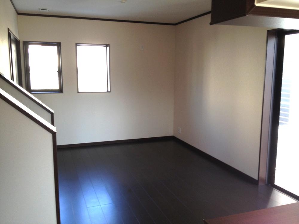 Living. Living is! You go up to the second floor in the living room stairs! 