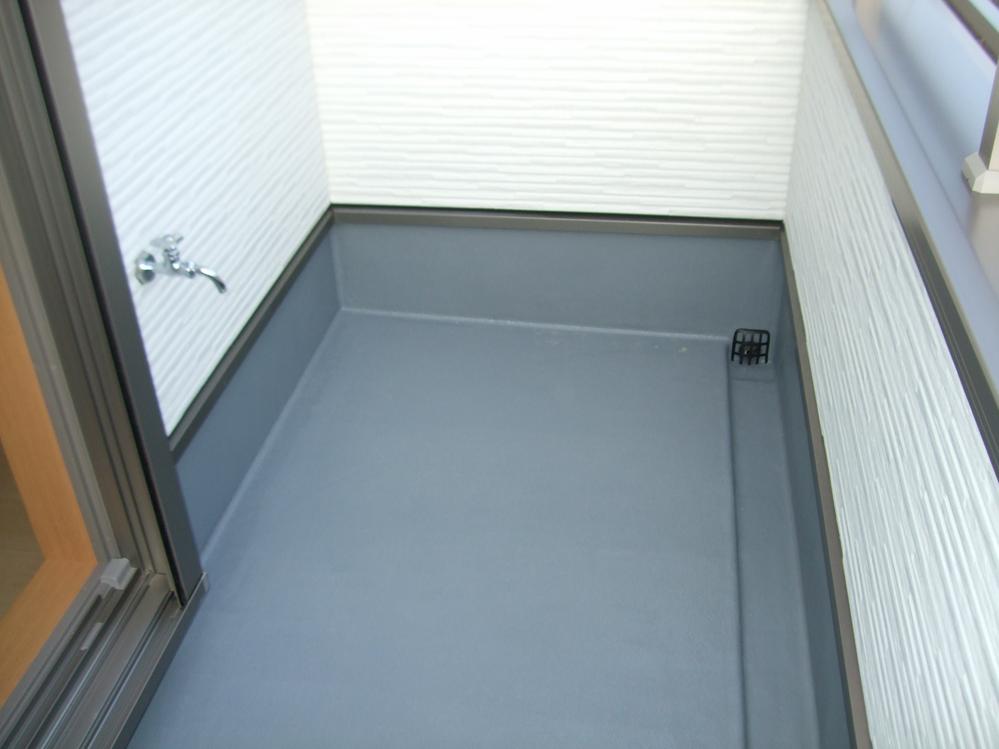 Balcony. Cleaning easy attaching therefore washed with wide balcony