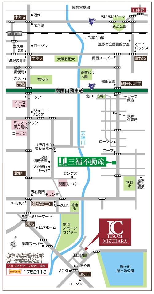 Local guide map. Map code the direction of your visit by car 1752113