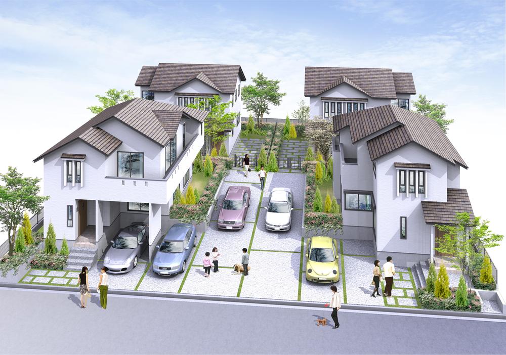 Building plan example (Perth ・ appearance). The entire image Perth