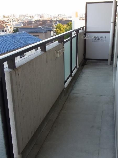 Balcony. Wide veranda