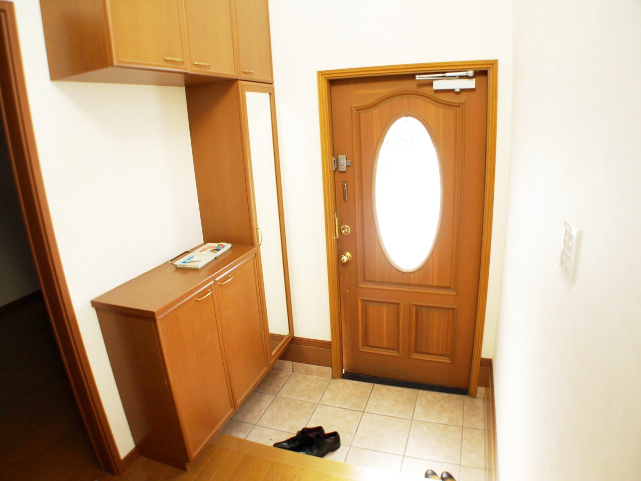 Entrance. It is a large entrance.