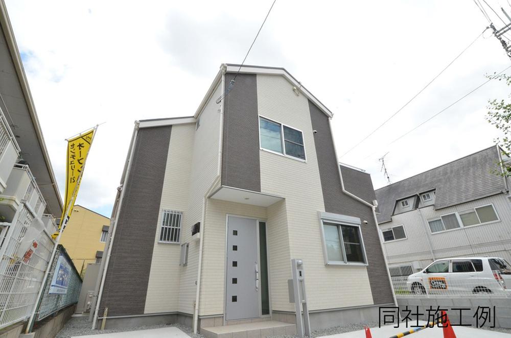 Building plan example (Perth ・ appearance). Example of construction photos of appearance