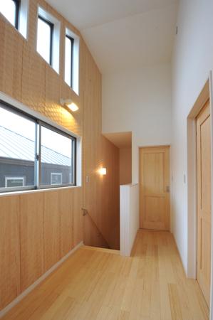 Building plan example (introspection photo). The second floor hall