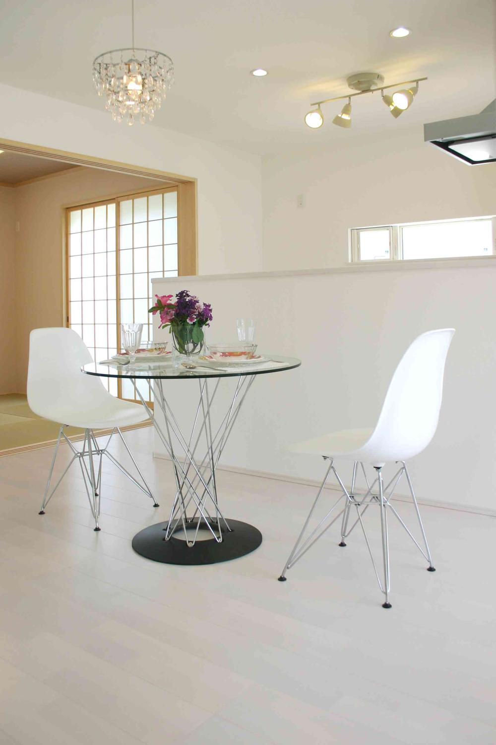 Building plan example (introspection photo). living, There are counters and shelves storage of small Shed