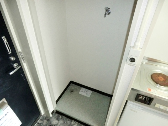 Washroom. Indoor Laundry Storage