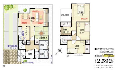 Other.  ■ Land area: 116.61m2 ■ Building area: 103.09m2 ■ City gas specifications with solar power + ECOWILL ■ All window Low-E pair glass ■ Next-generation energy-saving specifications