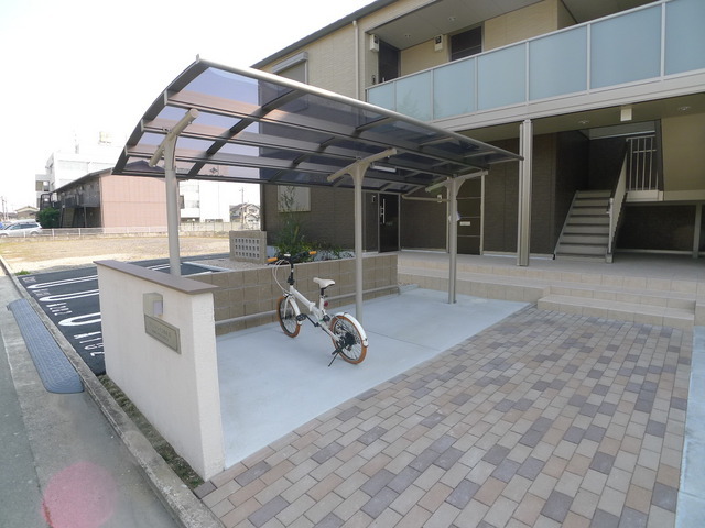 Other common areas. Is a parking lot with a roof.