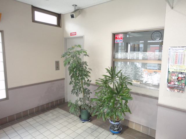 lobby. With security cameras! Landlord is also living in the same apartment ^^