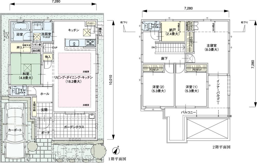 Floor plan. (6-16 No. land), Price 27 million yen, 4LDK, Land area 108.9 sq m , Building area 102.67 sq m
